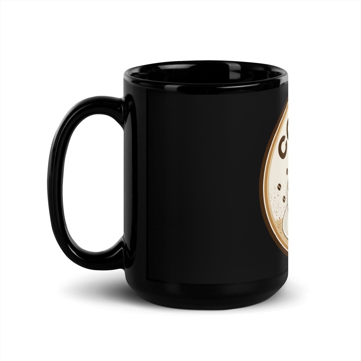 Black Glossy Mug - Coco's Coffee