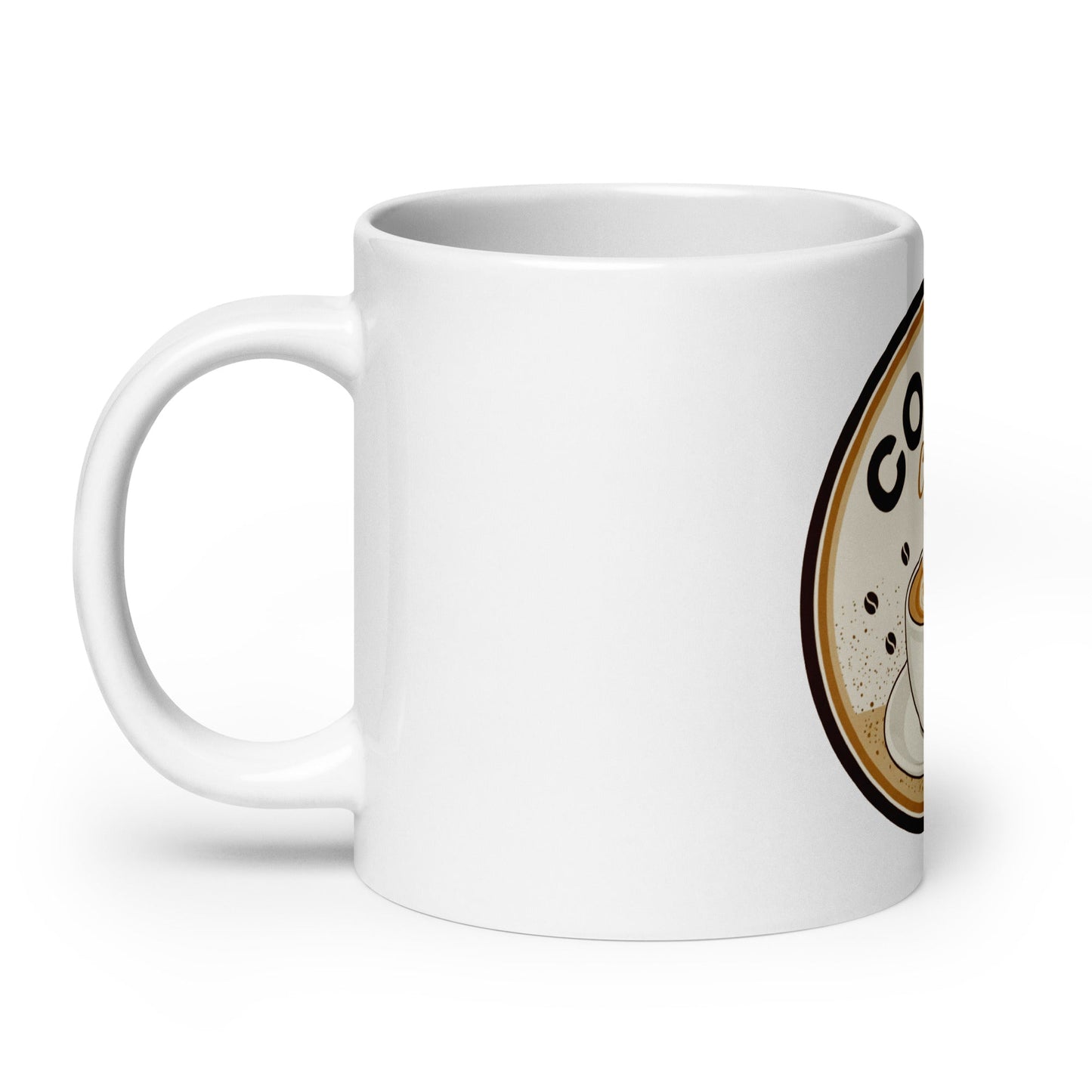 White Glossy Mug - Coco's Coffee